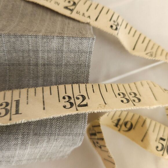 NWT Banana Republic Mens 35x32 Gray Tailored Fit Straight Leg Dress Pants - Picture 8 of 8